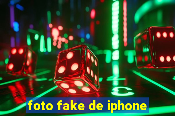 foto fake de iphone